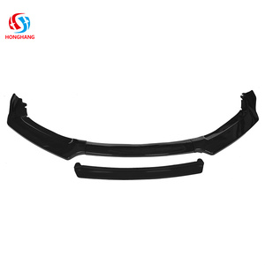 Labio de parachoques delantero Universal negro brillante de fábrica Honghang tipo <span class=keywords><strong>L</strong></span> para todos los modelos de labio delantero de coche - Product Image 2