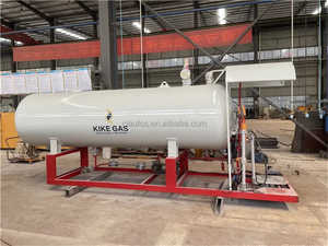 Fabrication chinoise <span class=keywords><strong>en</strong></span> gros 10 tonnes 5 Cbm Skid usine <span class=keywords><strong>de</strong></span> remplissage GPL 20m3 20000 litres réservoir GPL dérapage avec double buses <span class=keywords><strong>de</strong></span> remplissage - Product Image 5