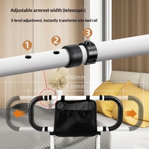 Punch Free Foldable Bedside Handrail for the Elderly and Pregnant Women Getting up Aid for Nursing Homes - Product Image 2