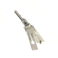 Outils de serrurier Lishi Ganzua chinois 2-en-1 (pick et décodeur) Lishi KW1 KW5 SC1 SC4 R52 AM5, lot de 6 pièces, à vendre