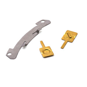 <span class=keywords><strong>Plaque</strong></span> de contact métallique personnalisée OEM avec ressort et plaqué or pour télécommandes, jouets et souris sans fil - Product Image 4