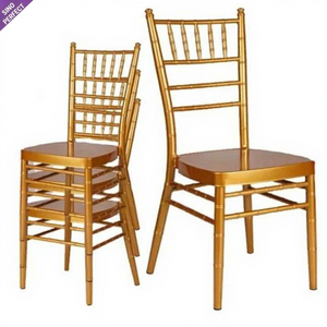 Chaise Chiavari en métal Tiffany de haute qualité pour événements, vente en gros directe d'usine chinoise - Product Image 1