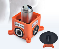 Douche à main thermostatique en laiton noir à 2 trous avec pommeau de douche pluie et massage pour baignoire, idéale pour la maison, l'appartement et l'hôtel