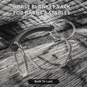Nueva Manta para Caballo y Soporte para Equipo de Caballería, Accesorio para Establos, Construcción de Metal y Bambú, Uso sin Electricidad - Product Image 2