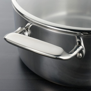 High Quality 3 Layers S/S Pot with Glass Lids Safe for Gas and <b>Induction</b> Stove Triply Stainless Steel <b>Cookware</b> <b>Set</b> - Product Image 6