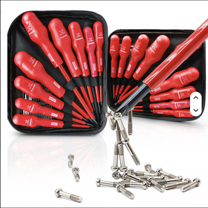 WKC 9-Piece Multi-Purpose Electrician Repair Tool Kit Insulated Polypropylene Handle Magnetic <b>Screwdriver</b> <b>Set</b> Industrial Grade I - Product Image 3