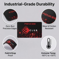 RFID-Karte Blanko PVC Individueller Druck 13,56 MHz NXP MIFARE(R) Classic 1K 4K Kontaktlose IC-Karte für Zugangskontrollsysteme Täglicher Gebrauch