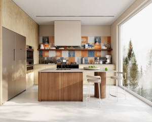 Azulejos Estilo <span class=keywords><strong>Bauhaus</strong></span> 600x1200mm Tacto Cálido para <span class=keywords><strong>Baño</strong></span> de Hogar y Uso Comercial - Product Image 1