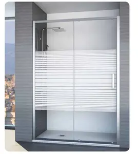 Chất Lượng Hàng Đầu Mới Hiện Đại Vòi Hoa Sen Màn Hình Trượt Màu Đen Vòi Hoa Sen Enclosure