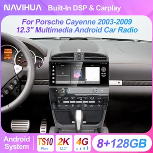 Navihua New Arrival 12.3 Inch Android Car Radio Multimedia Carplay Auto <b>Stereo</b> Head Unit GPS DSP for Porsche Cayenne 2003 2009 - Product Image 3