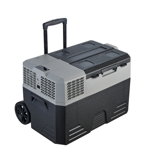 Refrigerador Portátil con Compresor de 42/52/62L, 12v 24v, Opción de Batería Solar, con Ruedas, Refrigerador Portátil para Automóvil - Product Image 1