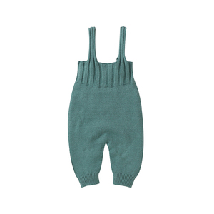 Mimixiong-Pelele de <span class=keywords><strong>pijama</strong></span> de punto para bebés recién nacidos, ropa personalizada para bebés, con <span class=keywords><strong>tirantes</strong></span> de boutique, suave y sólido - Product Image 6