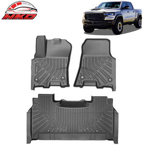 Tapis de sol TPE toutes saisons pour Ram 1500 Crew Cab 2025-2026, 1ère et 2ème rangée, moulés 3D, imperméables - Product Image 1