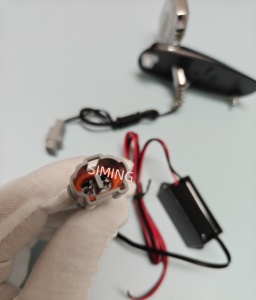 前引擎盖徽章 LED 蓝光徽章，带金属镀铬标志灯，适用于日产 Patrol Y60 YB2030 - Product Image 5