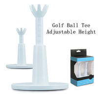 Tee de golf réglable Tee de golf en caoutchouc réglable Tees de golf à hauteur réglable Accessoires