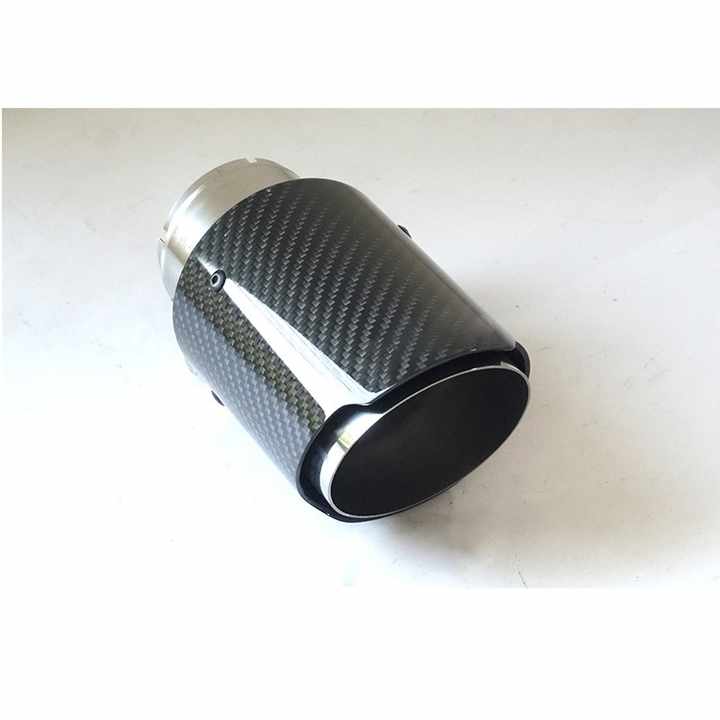 76mm 89mm 101mm 114mm Universal Carbon Fiber Car Exhaust Tip