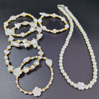 Kit de perles pour la fabrication de bijoux, accessoires en perles personnalisés en gros, bracelet et collier faits à la main, fabrication de bijoux DIY