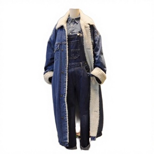 Abrigo vaquero informal de manga larga transpirable con botonadura sencilla para mujer, venta al por mayor para boutiques, Invierno 2026 - Product Image 2