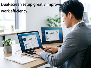 15.6 Inch 1080P FHD Portable <b>Monitor</b> HDR10 60Hz USB-C One Cable Connection Built-in <b>Speakers</b> Hidden Stand - Product Image 5