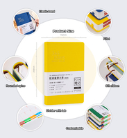 Cadeaux promotionnels papeterie PU planificateur Journal cahiers affaires A4 A5 cuir Logo personnalisé imprimé journal en relief