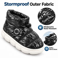Chaussons chauffants sans fil pour hommes et femmes, batterie amovible, 3 niveaux de chauffage, bottines d'hiver rechargeables, cadeau de Noël, OEM ODM