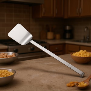 Spatola Piatta U.P. Utensile da cucina in acciaio inossidabile per cucinare e infornare - Product Image 3