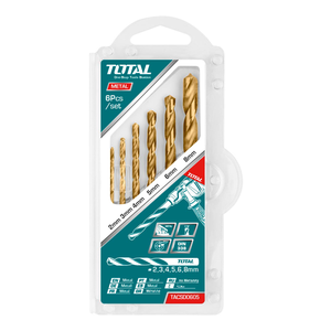 Tacsd0605-Set สว่านอเนกประสงค์แบบเหล็กความเร็วสูง6ชิ้น (hss) - Product Image 1