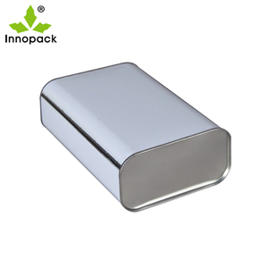<span class=keywords><strong>Bidon</strong></span> de peinture rectangulaire en fer blanc de 1 litre (1000 ml) avec bouchon à vis métallique pour emballage de produits chimiques et d'huiles - Product Image 4