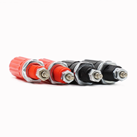 Borne à vis M3 Borne nickelée 4mm femelle connecteur de prise banane pour instrumentation de prise de panneau audio