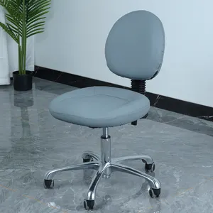 New style beauty salon stool with very comfortable backrest rolling master chair