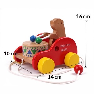 Cross-border Walker Pull-Along Wooden Educational Toy for Children 4-6 Years Old Early Learning Gift with Color Box Packaging - Product Image 4