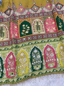 FATEMA FASHION – Vêtements de fête exclusifs, en coton lourd et en faux georgette, séchage rapide, style indien moderne et traditionnel, imprimé numérique - Product Image 4