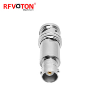 Adaptor Triaksial TRB Male Plug 3 Slot ke 2 Lug BNC Female Jack Trompeter Pengganti ADBJ20-E3-PL75 Adaptor Uji Konektor 1533B