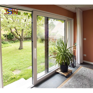 Porte coulissante en aluminium à double vitrage, insonorisée, thermiquement isolée, résistante aux ouragans, minimaliste Deslano - Product Image 2