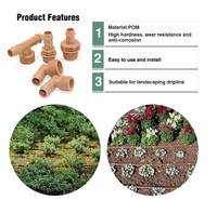 Connecteur de réparation de tuyau d'arrosage en plastique barbelé pour jardin, raccords d'irrigation goutte à goutte 16 mm, écologiques pour outils de jardin