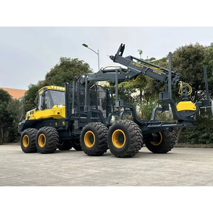 ORIEMAC XVY18C Skidder forestier avec grue télescopique hydraulique, grappin rotatif pour bois, moteur diesel, pompe à engrenages, PLC - Product Image 1