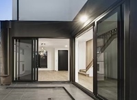 2025 Chine fabricant Usine Conception Maison Porte Coulissante Australie Rupture Thermique Aluminium Verre Porte Coulissante et Empilable