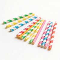 Pailles en papier de qualité alimentaire 100 % compostables pour la protection de l'environnement, pour la production en gros