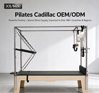 Machine de Pilates Cadillac en bois d'érable de qualité commerciale MJD Fitness |   Système de studio complet pour l'entraînement physique