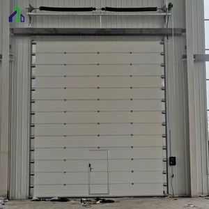 Porte élévatrice industrielle, coupe-vent, <span class=keywords><strong>volet</strong></span> <span class=keywords><strong>roulant</strong></span> électrique, isolation thermique, panneau rabattable, porte sectionnelle, porte industrielle durable - Product Image 1