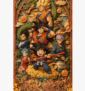 YQ Caja Japan Anime <span class=keywords><strong>Super</strong></span> <span class=keywords><strong>Dragon</strong></span> Fan Art Blind Box Toys Low-price Wholesale Collectible Booster Cards Art Shikishi Board - Product Image 1