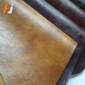 Gaya panas Harga kompetitif 0.6mm untuk 1.2mm ketebalan daur ulang Anti jamur furnitur kulit Microfiber untuk elegan Pu kulit