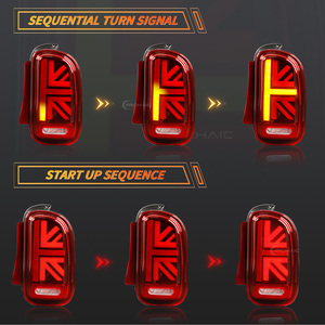 2007-2014 <span class=keywords><strong>Mini</strong></span> <span class=keywords><strong>Cooper</strong></span> Clubman R55 luz trasera LED arcaica Union Jack luces traseras de inicio de giro secuencial nueva condición <span class=keywords><strong>Tuning</strong></span> de coche - Product Image 5