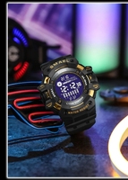 SMAEL jam tangan 8050 LED Stopwatch, arloji Digital 8050 panggilan besar untuk olahraga modis tahan air