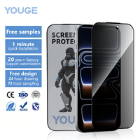 ATB Anti espionnage, protection d'écran en verre trempé pour iPhone, protection d'écran en verre 9H pour iPhone 18 17 16 15 Pro Max