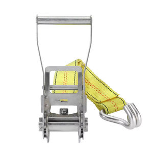 Cargo Binding Belt for Trucks Thickened Double Hook Fixing Ratchet Tensioner Polyester Device with Double Hook Fixing - Product Image 4