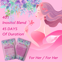 Poudre d'inositol de haute qualité Équilibre hormonal et soutien ovarien sain Ratio 40:1 Mélange de myo-inositol et de D-chiro-inositol en poudre