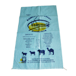 Sacs vide en plastique PP tissés, emballage <span class=keywords><strong>de</strong></span> volaille, leurre, poisson, 25 <span class=keywords><strong>kg</strong></span>, 40 livres - Product Image 4