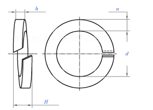 Professional Factory Nickel Plated Carbon Steel Bluing <strong>Disc</strong> <strong>Spring</strong> Washer Springwasher - Product Image 2