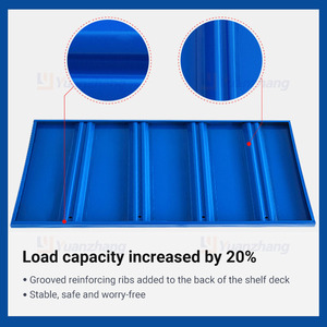 מדפי אחסון מתכווננים ממתכת, מדפי פלדה לערימה, מדפים למחסן או למוסך - Product Image 6